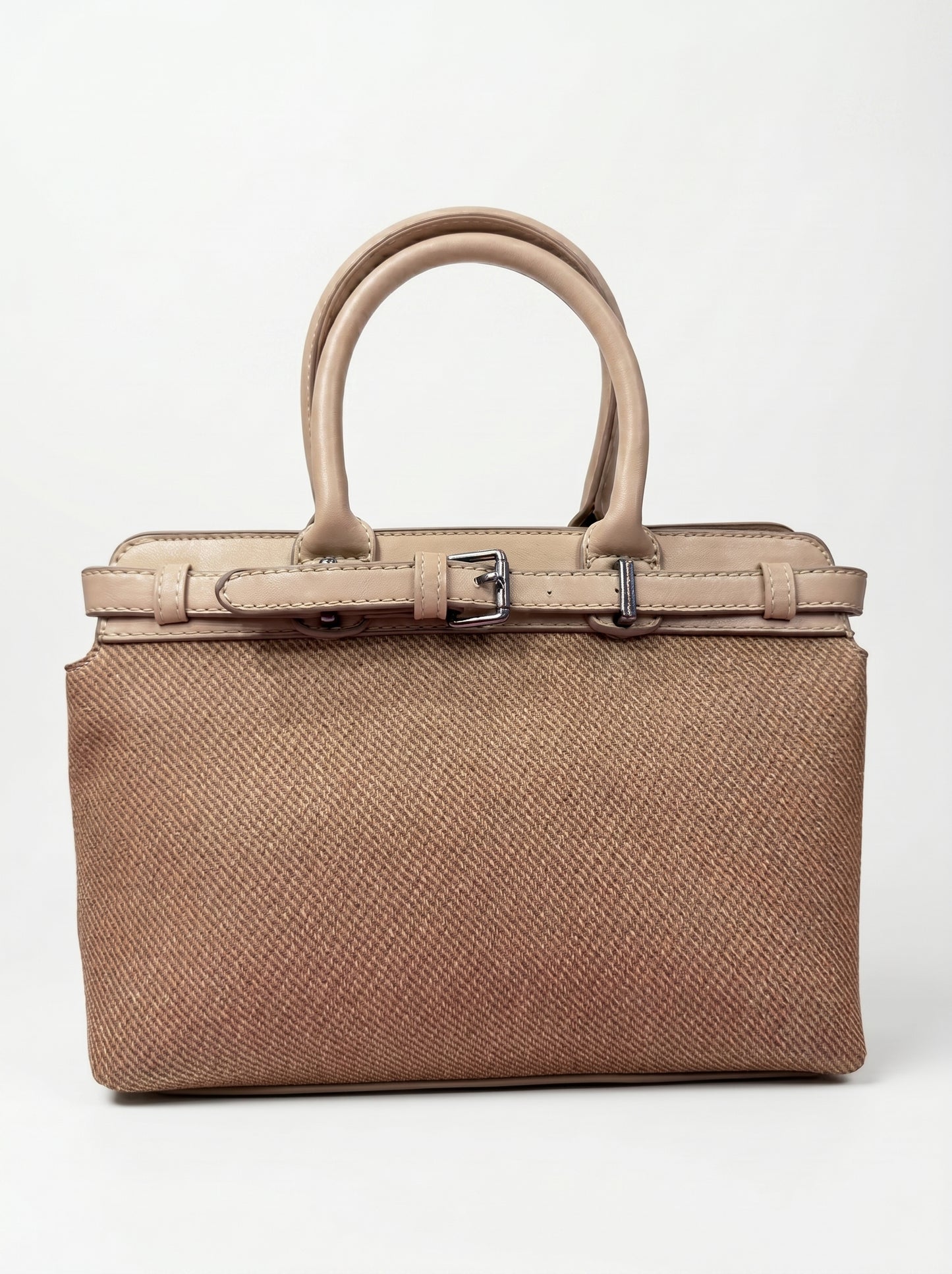 The Denim & Leather Bag