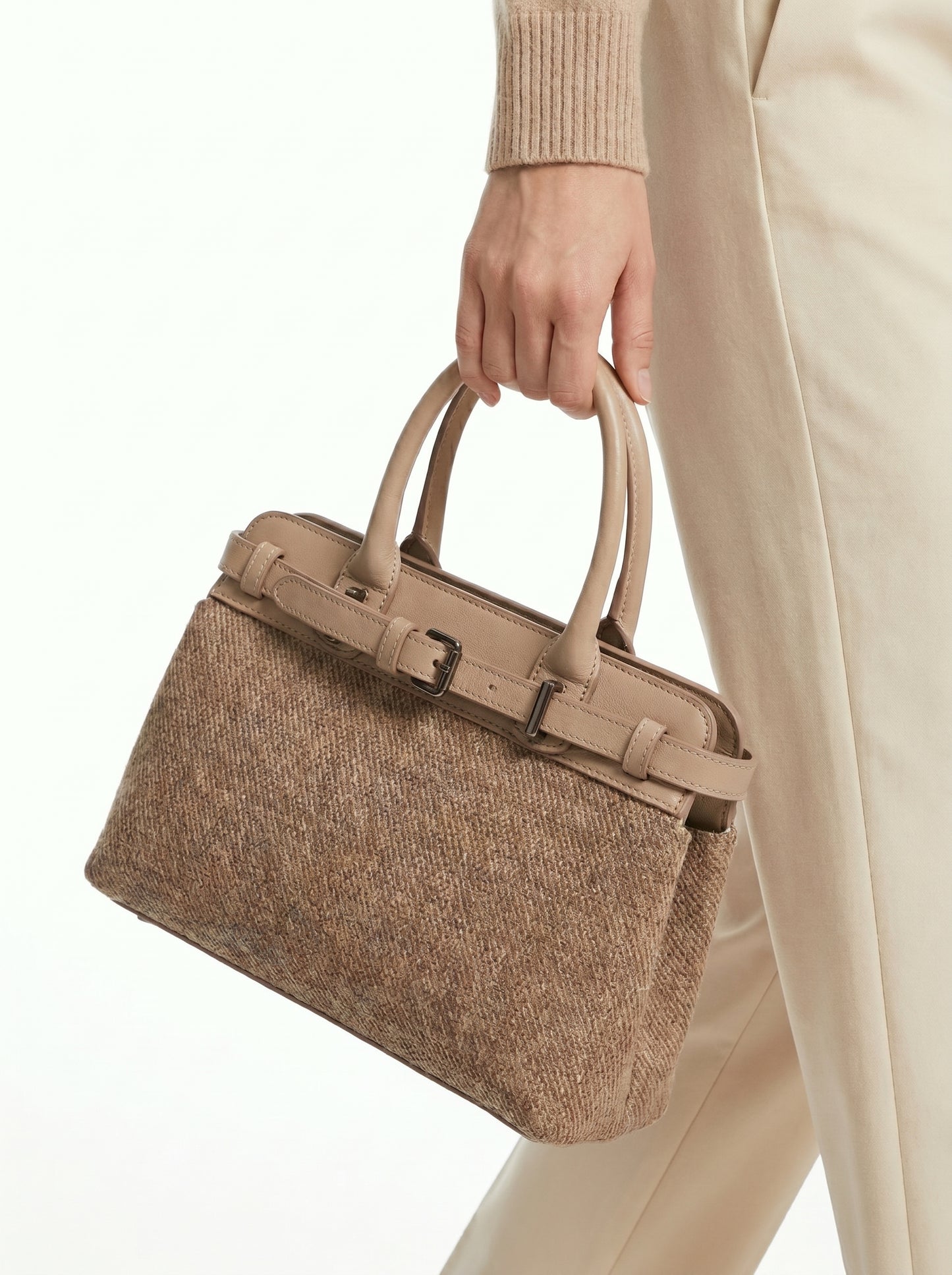 The Denim & Leather Bag
