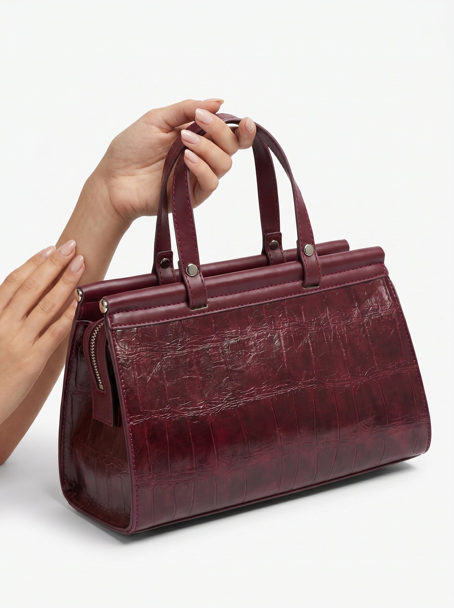 The Croco Top-Handle