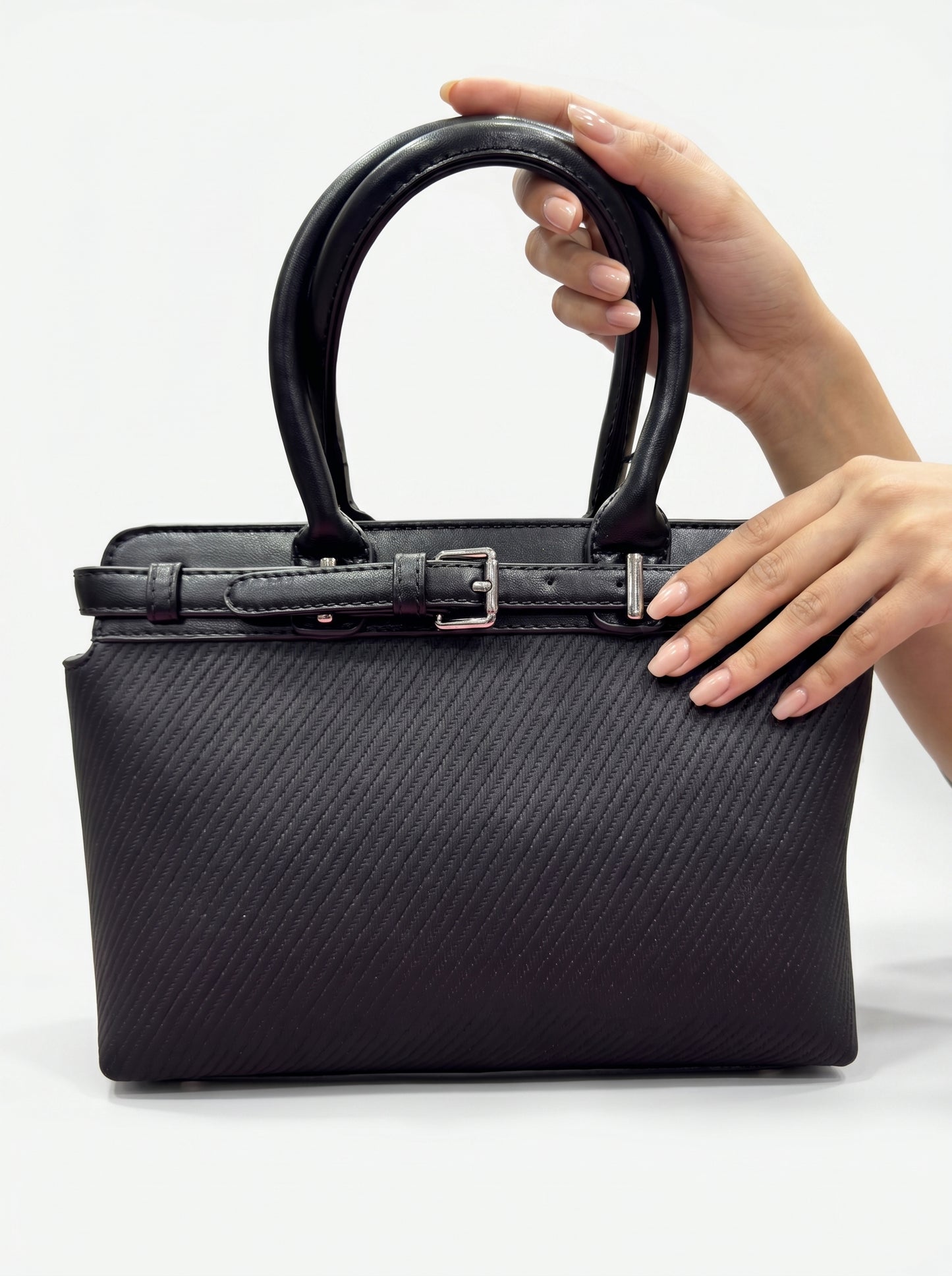 The Denim & Leather Bag