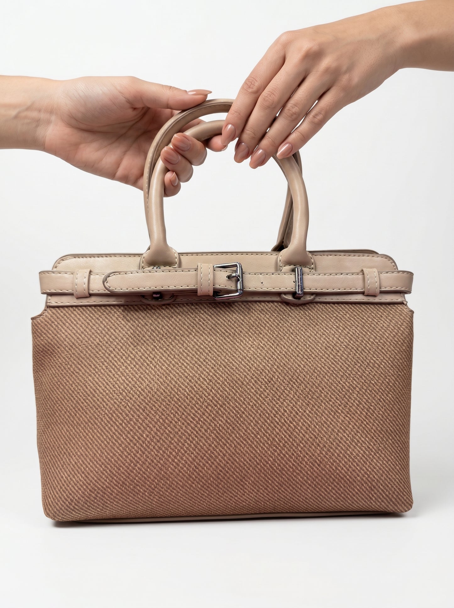 The Denim & Leather Bag