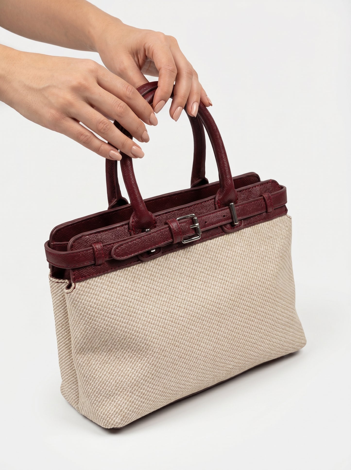 The Denim & Leather Bag