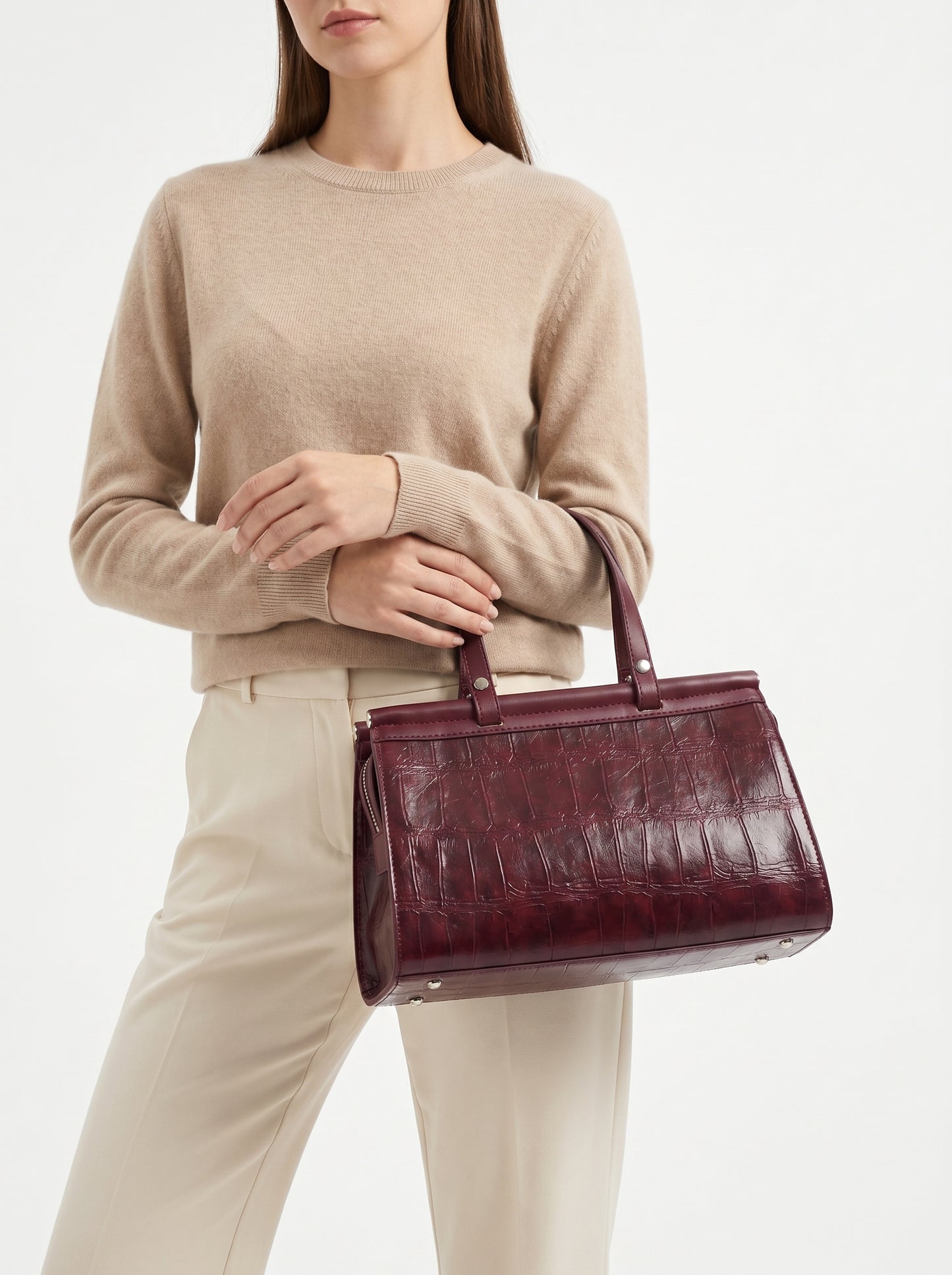 The Croco Top-Handle