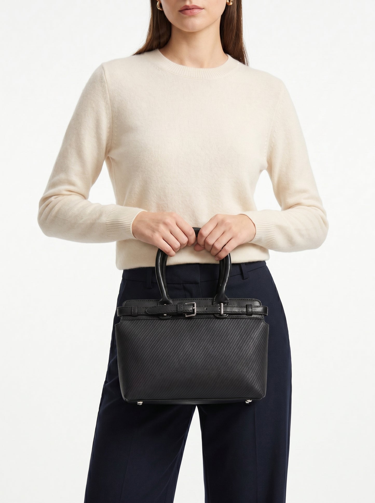 The Denim & Leather Bag