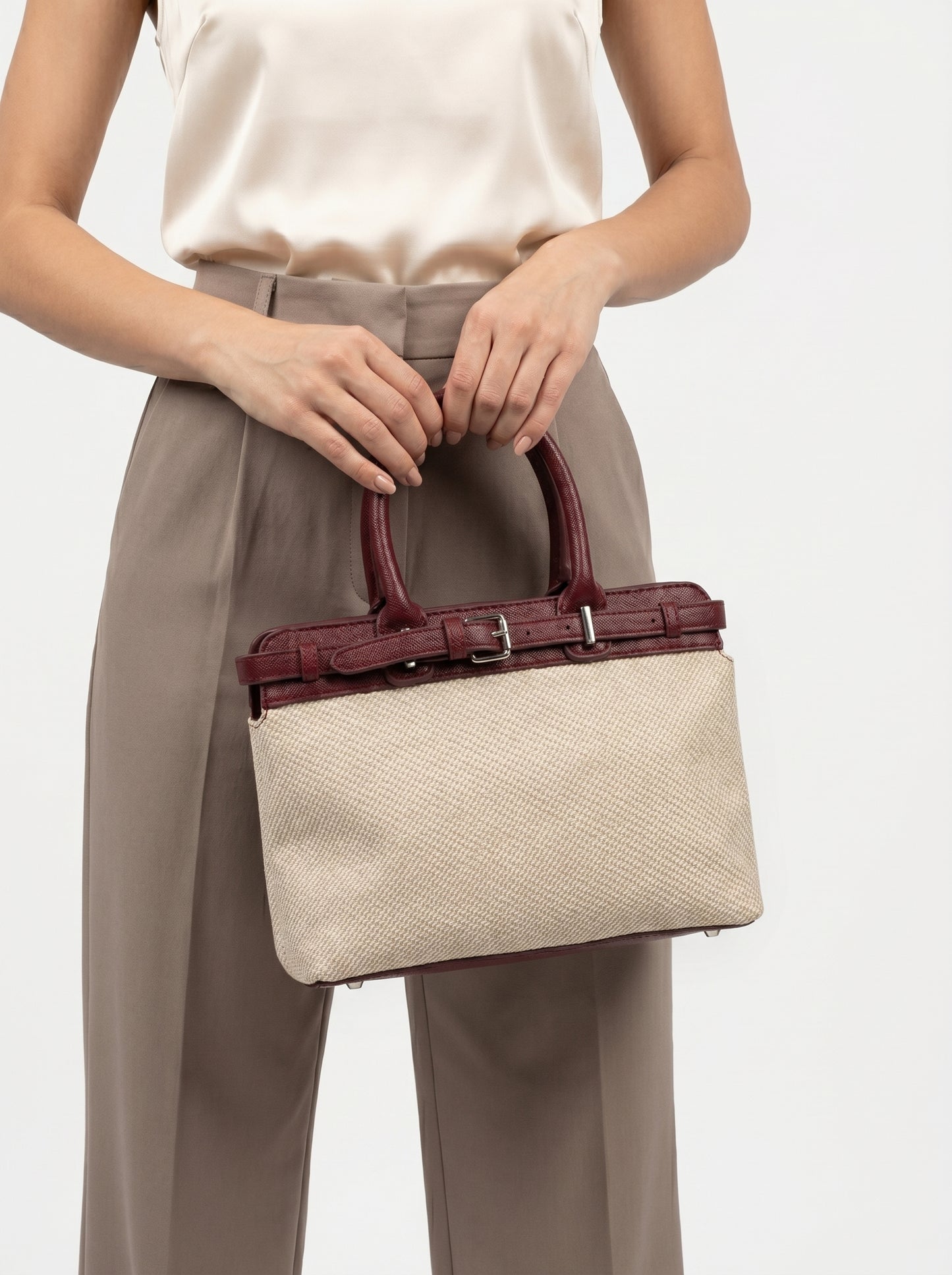 The Denim & Leather Bag