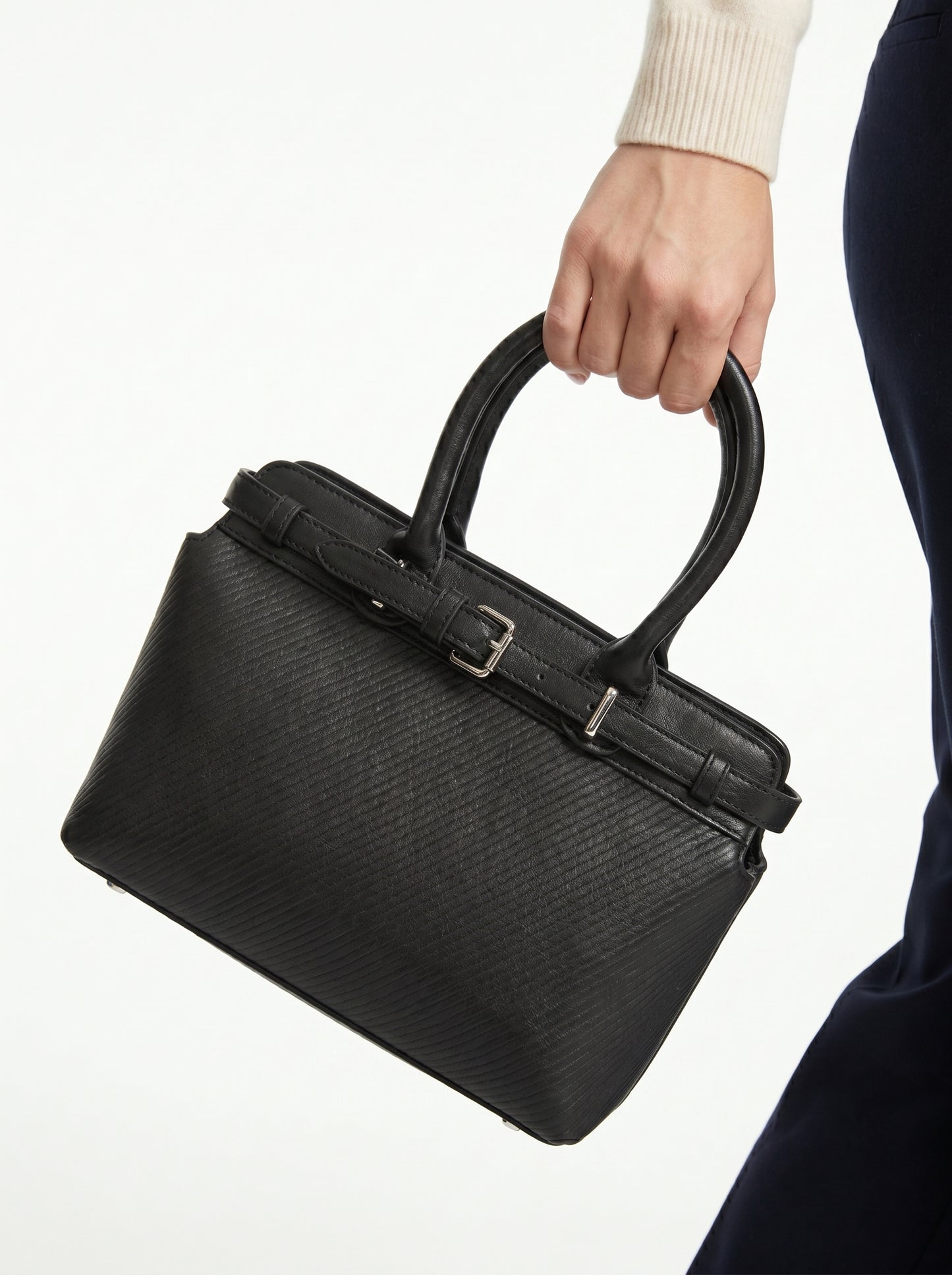 The Denim & Leather Bag