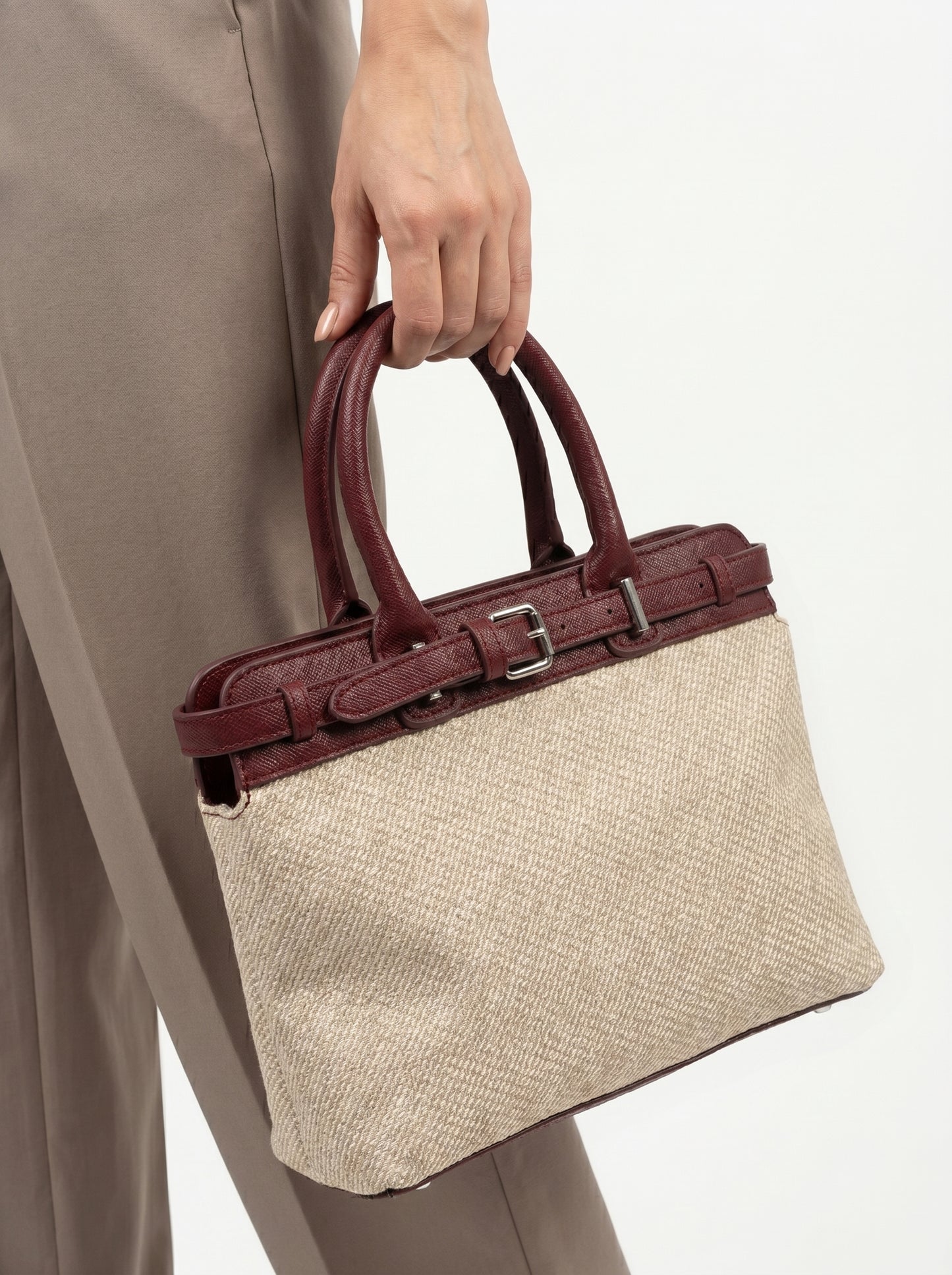 The Denim & Leather Bag